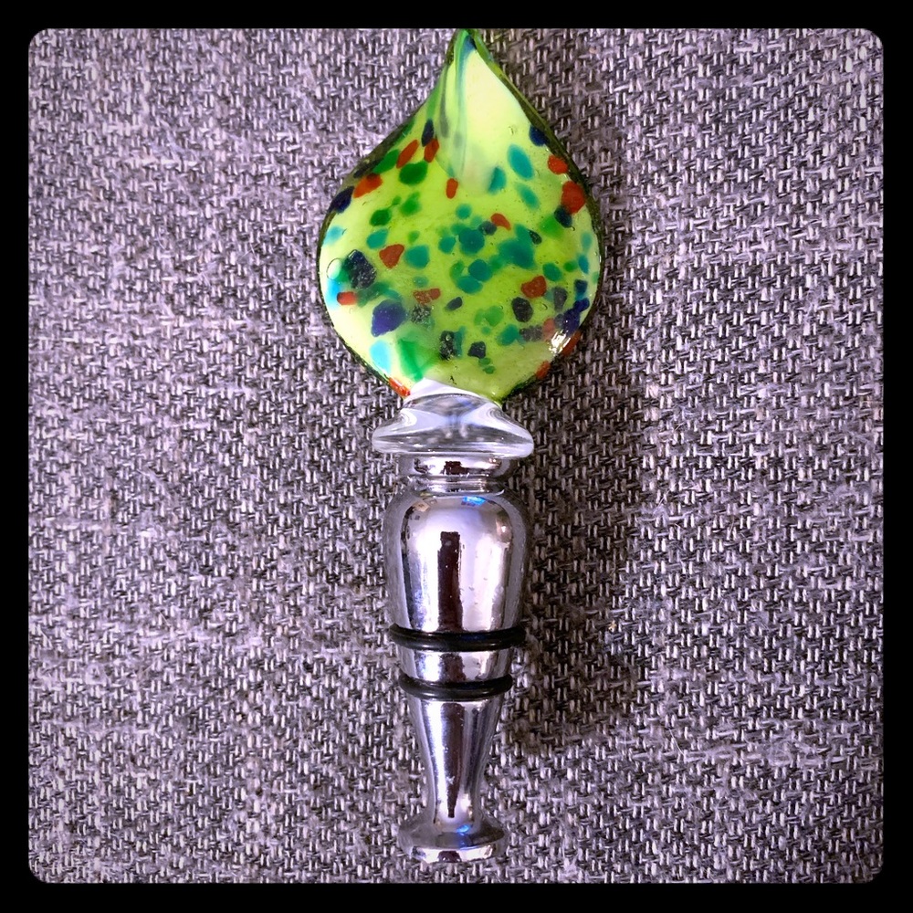 Hand-blown Glass Bottle Stopper